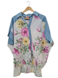BLUSA CAMISERA ESTAMPADA 166501