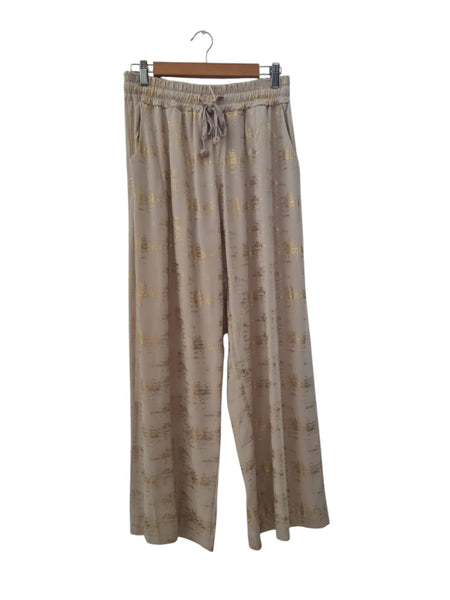 PANTALON BEIGE  PINTADO 61629