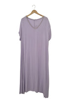 VESTIDO LARGO LILA 90932