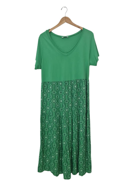 VESTIDO LARGO VERDE 10551