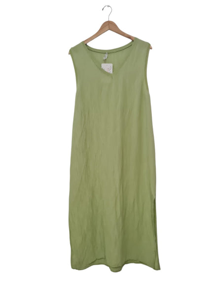 VESTIDO LARGO VERDE 90947