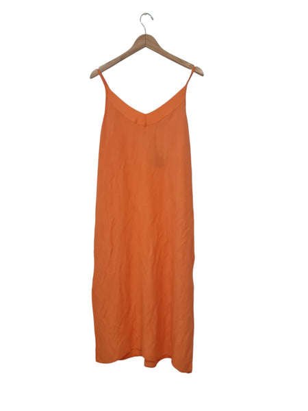 VESTIDO TIRANTES  ANARANJADO  91201