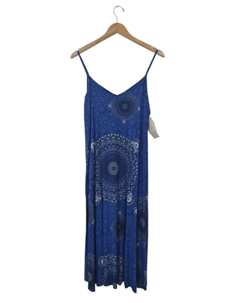 VESTIDO TIRANTES AZUL 85681