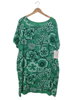 VESTIDO VERDE ESTAMPADO 6473