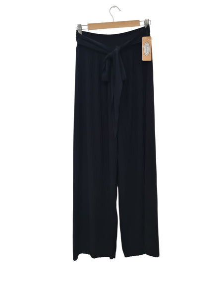 PANTALON NEGRO   CON PALETONES 9049