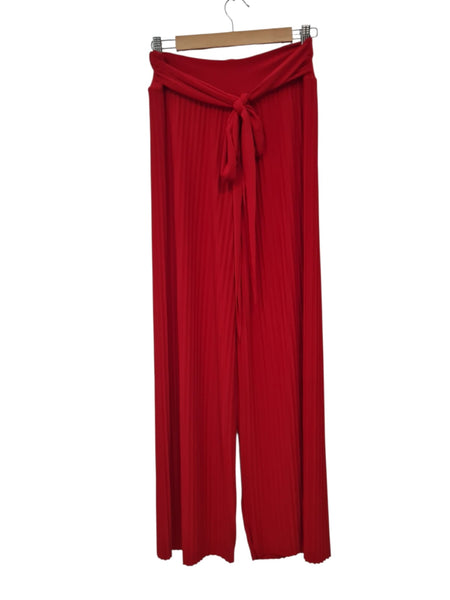 PANTALON ROJO CON PALETONES 9049