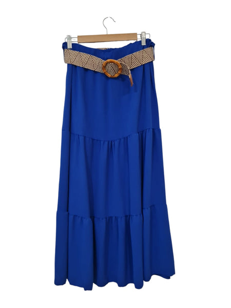 FALDA LISA AZUL  5097