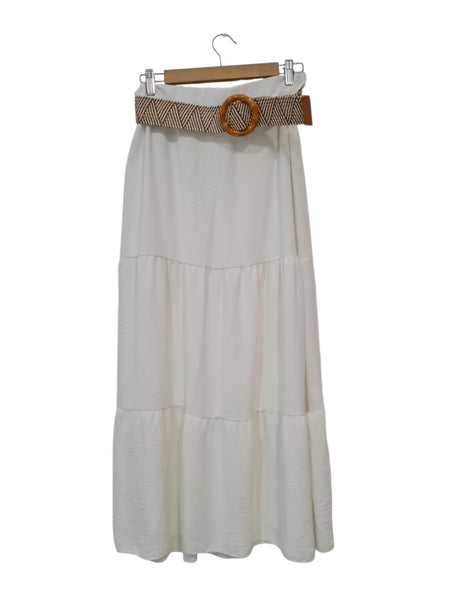 FALDA LISA BLANCA  5097