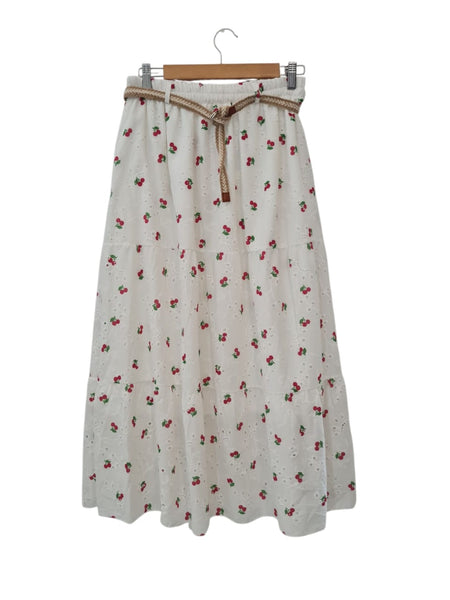 FALDA  ESTAMPADA BORDADA  595