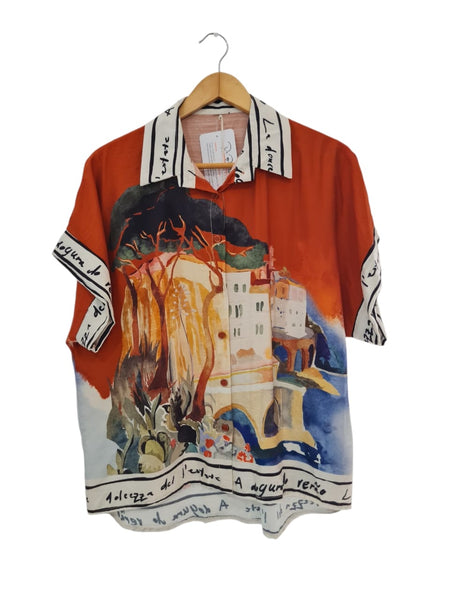 BLUSA ESTAMPADA CAMISERA  891193