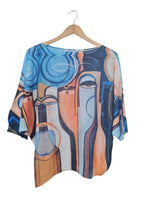Blusas Tejida de pinturas 2423