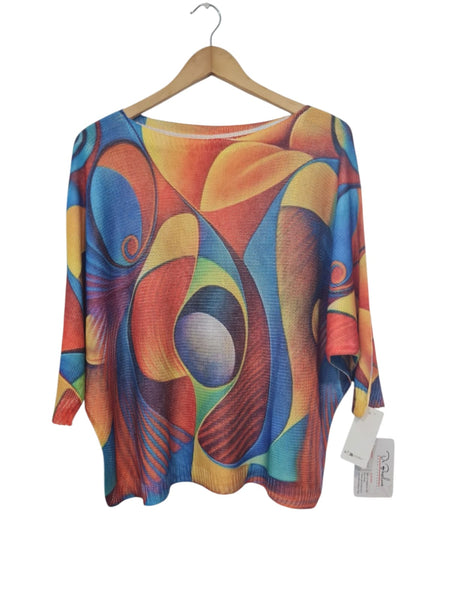 Blusas Tejida de pinturas 2424