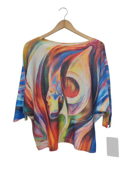 Blusas Tejida de pinturas 2425