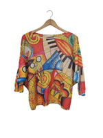 Blusas Tejida de pinturas 2426