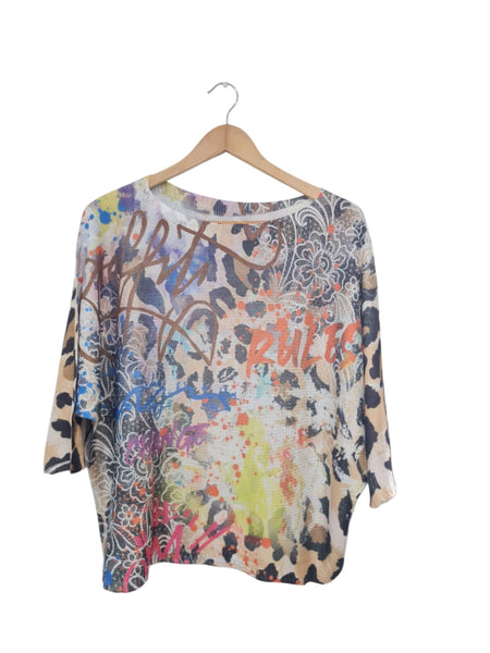 Blusas Tejida de pinturas 2427