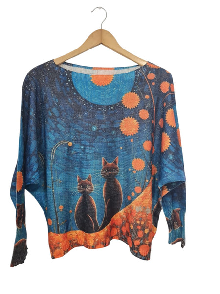 Blusas Tejida de pinturas 2428