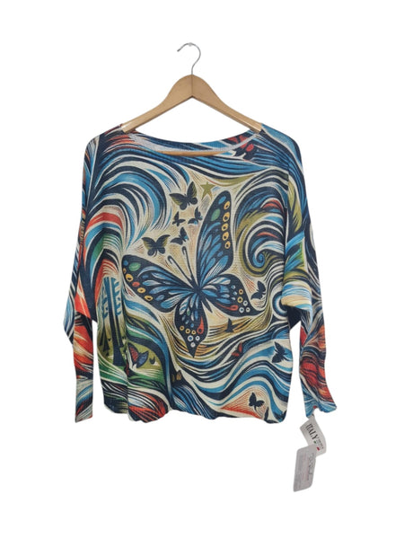 Blusas Tejida de pinturas 2432