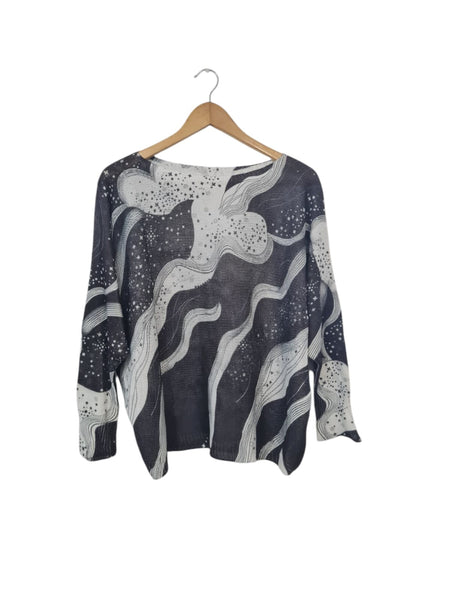 Blusas Tejida de pinturas 2434