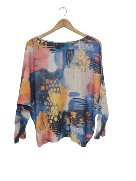 Blusas Tejida de pinturas 2435