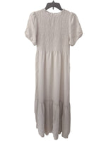 VESTIDO LARGO BEIGE 29620