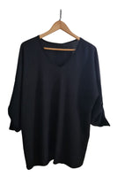 BLUSA NEGRA MANGA3/4 6892