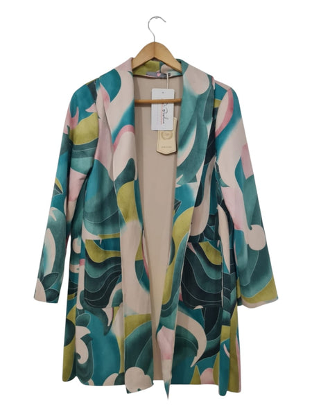 Chaqueta de gamuza colorida 3126