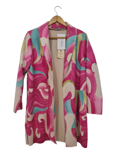 Chaqueta de gamuza colorida 3126