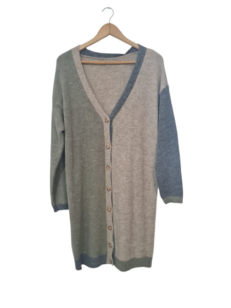 CHAQUETA-SUETER LARGO 4346