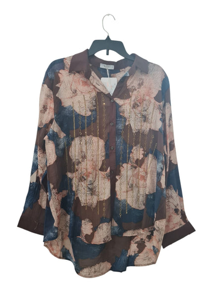 BLUSA CAMISERA BRILLOS 4962528