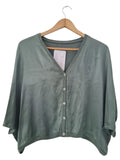 CHAQUETA BOTONES 8935 ( GRIS, OLIVO, NEGRO)