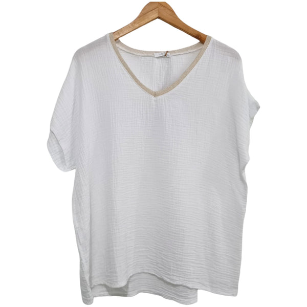 CAMISETA BLANCA  90917