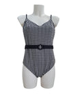 CALZONETA CUADROS CON CINTURON 179-2095C