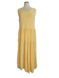 VESTIDO LARGO 5463  (VERDE, AMARILLO, TURQUESA, BEIGE)