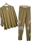 CONJUNTO  VERDE   BORDADO  N/A