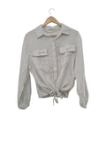 CAMISA BOLSILLOS 2758 (CAFE, BEIGE,BLANCO, SALMON)