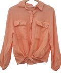CAMISA BOLSILLOS 2758 (CAFE, BEIGE,BLANCO, SALMON)