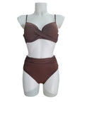 BIKINI H18531 (NEGRO, OLIVO, CAFE)