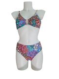 BIKINI W25607 (NEGRO, CAFE,AZUL
