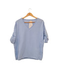 CAMISETA 26012 (BEIGE, CELESTE, OLIVO, AMARILLO SUAVE, BLANCO)
