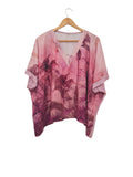CAMISA ESTAMPADA 880696 (FUCSIA, AZUL, MOSTAZA)