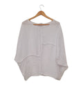 BLUSA 15285 (BLANCO, AZUL, OLIVO)