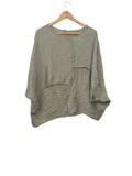 BLUSA 15285 (BLANCO, AZUL, OLIVO)