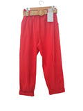 PANTALON CON CITURON BOLSILLOS 33100 (ANARANJADO, NEGRO, CELESTE, AMARILLO SUAVE, ROJO, VERDE, BEIGE, BLANCO, OLIVO)