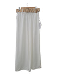 PANTALON CON CINTURON ESTAMPADO 25055 (CELESTE, BLANCO, AMARILLO SUAVE, BEIGE, AZUL)