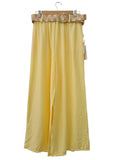 PANTALON CON CINTURON ESTAMPADO 25055 (CELESTE, BLANCO, AMARILLO SUAVE, BEIGE, AZUL)