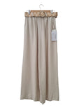 PANTALON CON CINTURON ESTAMPADO 25055 (CELESTE, BLANCO, AMARILLO SUAVE, BEIGE, AZUL)
