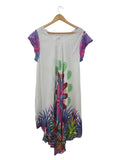 VESTIDO ESTAMPADO 1401 (VERDE, MORADO, ANARANJADO, FUCSIA)
