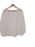 BLUSA BORDADA MANGA CAMPANA 0001 (NEGRO, BEIGE, BLANCO)