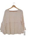 BLUSA BORDADA MANGA CAMPANA 0001 (NEGRO, BEIGE, BLANCO)