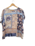 BLUSA ESTAMPADA 88962 (CAFE, AZUL, NEGRO)